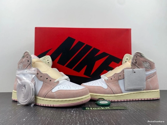 MaikeSneakers OG Retro (Women's) Pink 1 FD2596-600 Washed Jordan Air High 0701